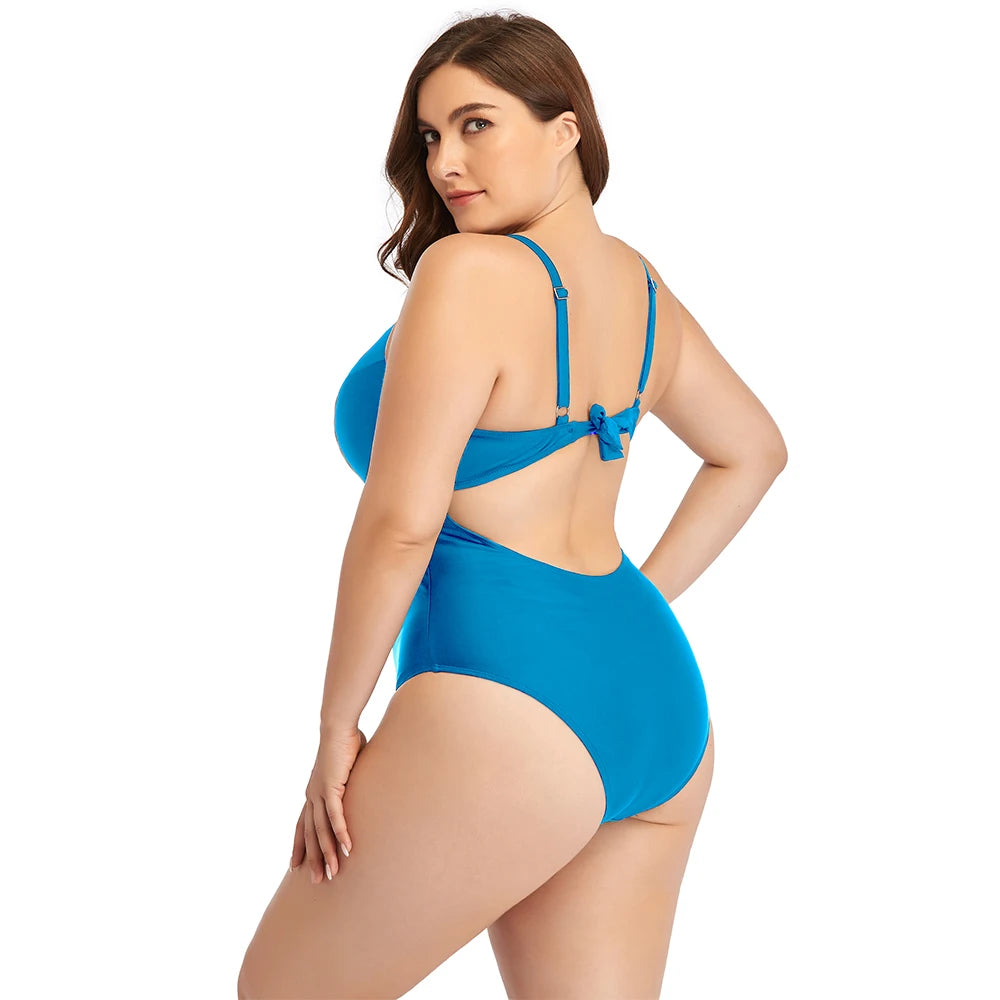 Simple One Piece Swimsuit