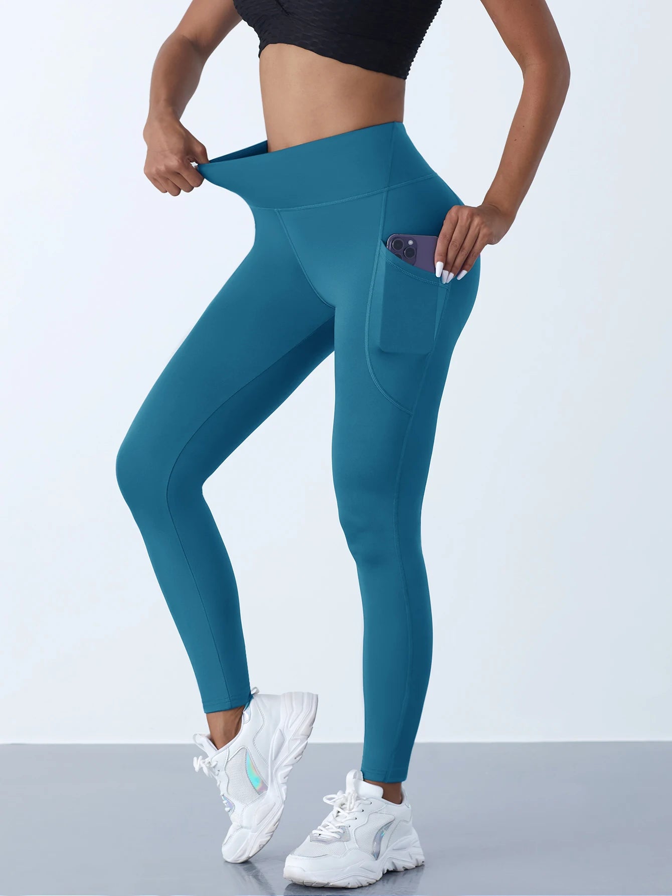Solid Color Push Up Leggings